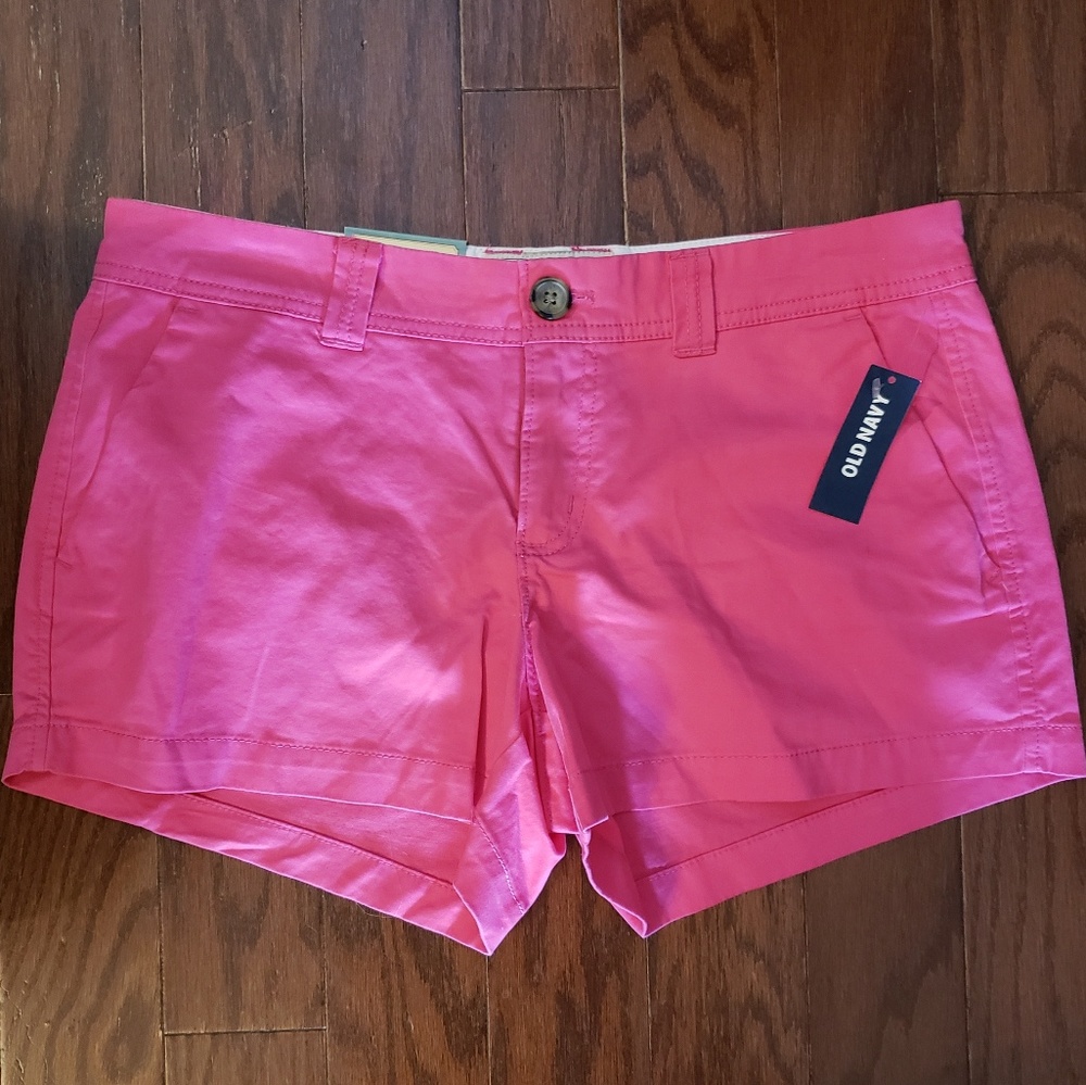 Old Navy bright pink "the perfect" 3 1/2" shorts
